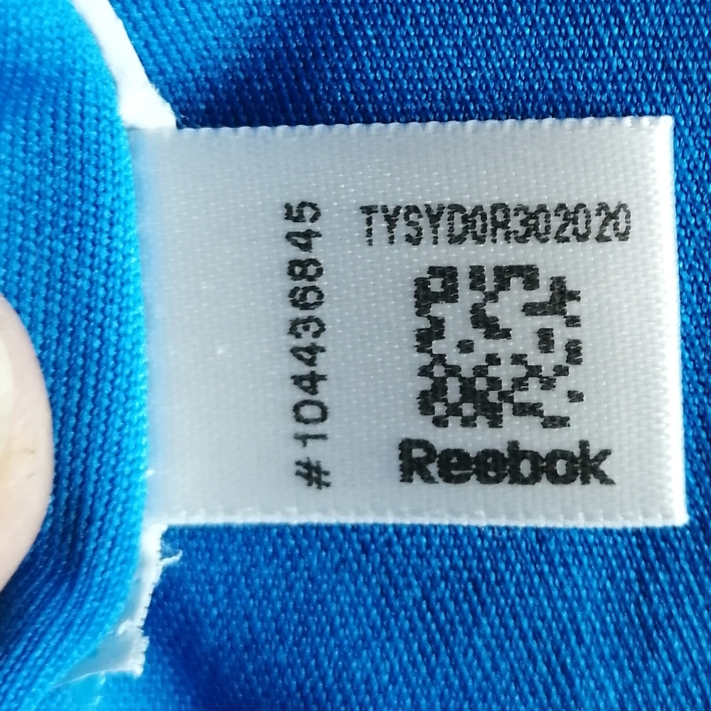 Reebok Athletic Two-Tone Blue Raceback Tank Top - Picture 9 of 14